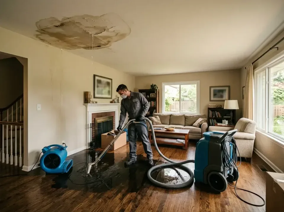 attic-pipe-burst-ceiling-drip-008 — frequently asked questions, Water Damage Restoration & Carpet Care in Liberty Triangle,…